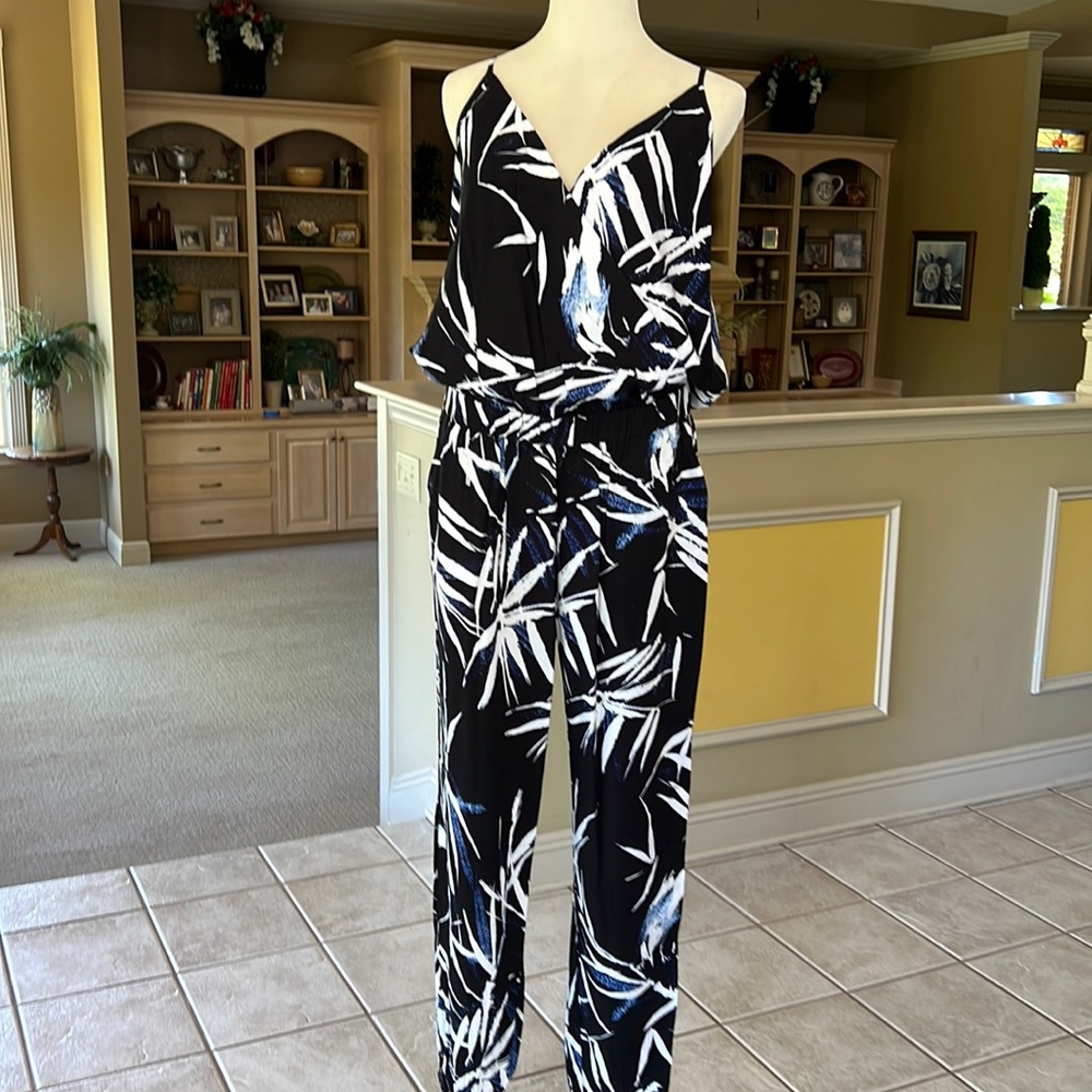FABLETICS Faux Wrap Front Jumpsuit Size Large L